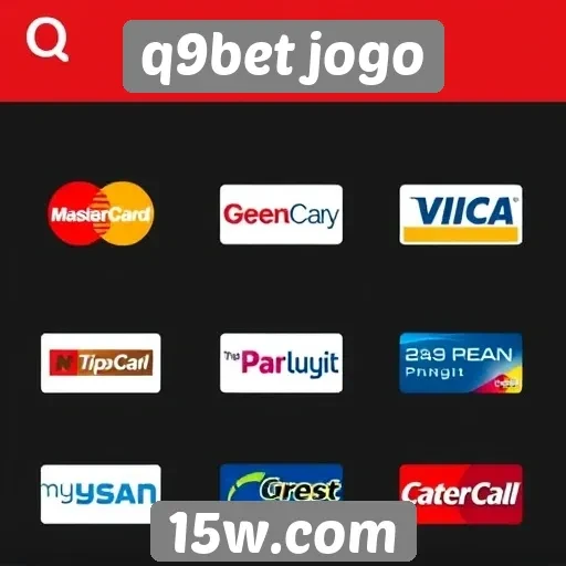 Métodos de pagamento disponíveis no Q9Bet